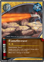 Flamethrower - J-503 - Uncommon - 1st Edition