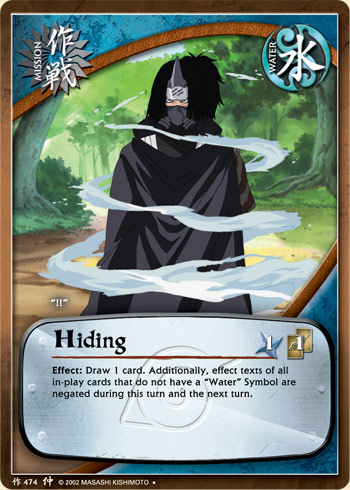 Hiding - M-474 - Uncommon - 1st Edition