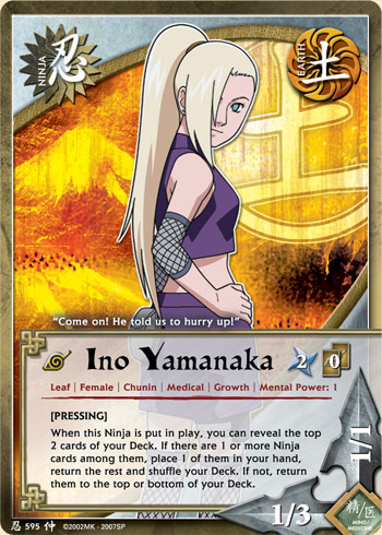 Ino Yamanaka - N-595 - Common - 1st Edition