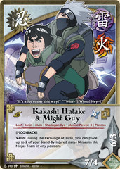 Kakashi Hatake & Might Guy - N-590 - Uncommon - 1st Edition