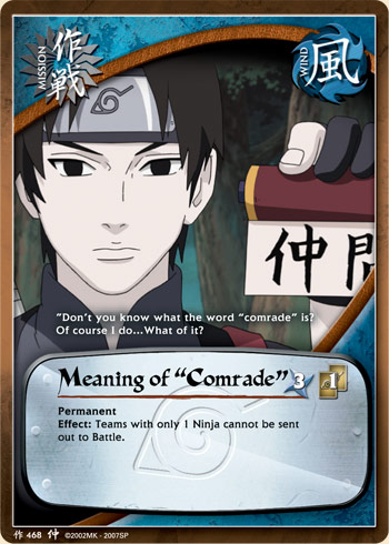 Meaning of Comrade - M-468 - Common - 1st Edition