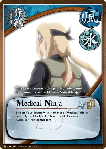 Medical Ninja - M-485 - Uncommon - 1st Edition