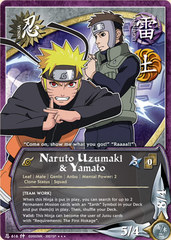 Naruto Uzumaki & Yamato - N-616 - Super Rare - 1st Edition - Foil