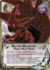 Naruto Uzumaki (Tailed Beast Mode) - N-591 - Super Rare - 1st Edition - Foil