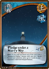 Pledge under a Starry Sky - M-494 - Common - 1st Edition