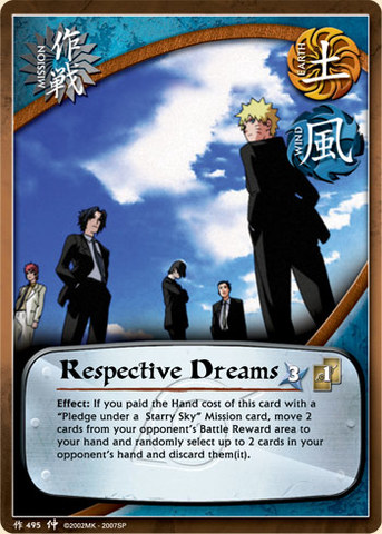 Respective Dreams - M-495 - Common - 1st Edition