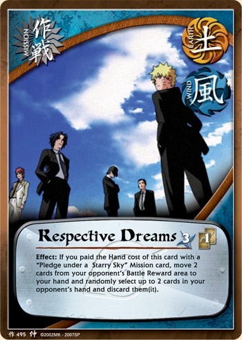 Respective Dreams - M-495 - Common - 1st Edition