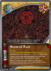 Sense of Fear - J-511 - Super Rare - 1st Edition - Foil