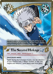 The Second Hokage - N-613 - Super Rare - 1st Edition - Foil