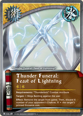 Thunder Funeral: Feast of Lightning - J-526 - Uncommon - 1st Edition