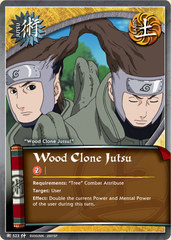 Wood Clone Jutsu - J-523 - Common - 1st Edition