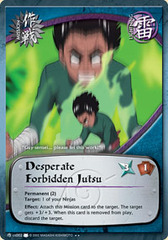 Desperate forbidden Jutsu - M-US002 - Rare - 1st Edition