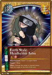 Earth Style: Headhunter Jutsu - J-US016 - Common - 1st Edition