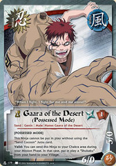 Gaara of the Desert (Possessed Mode) - N-179 - Rare - 1st Edition