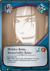 Hidden Jutsu: Immortality Jutsu - M-US010 - Common - 1st Edition