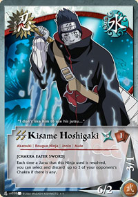 Kisame Hoshigaki - N-US038 - Rare - 1st Edition