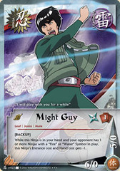 Might Guy - Super Rare - N-US022 - Super Rare - 1st Edition - Foil