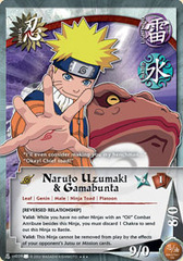 Naruto Uzumaki & Gamabunta - N-US039 - Super Rare - 1st Edition