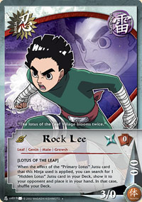 Rock Lee - Uncommon - N-US019 - Uncommon - 1st Edition