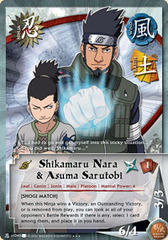 Shikamaru Nara & Asuma Sarutobi - N-US040 - Super Rare - 1st Edition