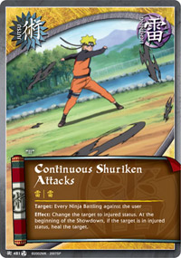 Continuous Shuriken Attacks - J-481 - Common - 1st Edition