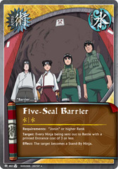 Five-Seal barrier - J-461 - Uncommon - 1st Edition