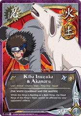 Kiba Inuzuka & Akamaru - N-574 - Rare - 1st Edition