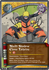 Multi Shadow Clone Taijutsu - J-454 - Uncommon - 1st Edition