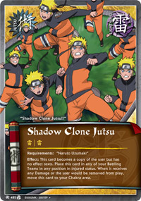 Shadow Clone Jutsu - J-485 - Uncommon - 1st Edition