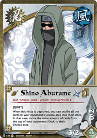 Shino Aburame - N-529 - Rare - 1st Edition