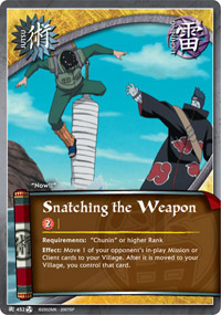 Snatching the Weapon - J-452 - Common - 1st Edition