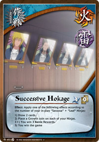 Successive Hokage - M-453 - Uncommon - 1st Edition