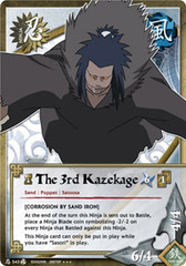 The 3rd Kazekage - N-543 - Super Rare - 1st Edition - Foil