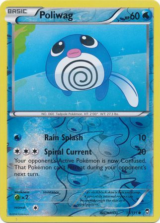 Poliwag - 15/111 - Common - Reverse Holo