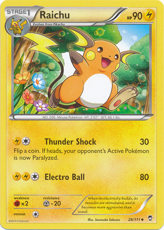 Raichu - 28/111 - Uncommon