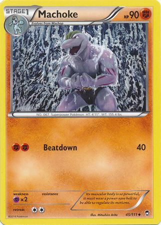 Machoke - 45/111 - Uncommon