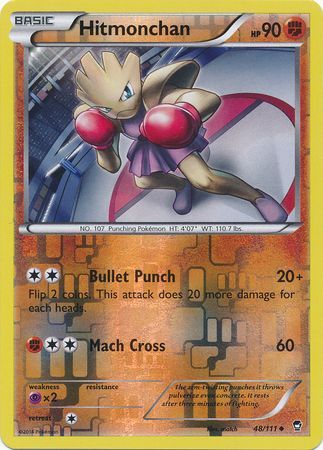 Hitmonchan - 48/111 - Uncommon - Reverse Holo