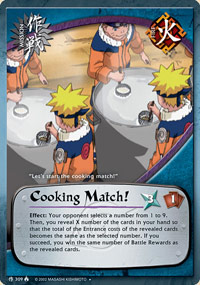 Cooking Match! - M-309 - Uncommon - 1st Edition