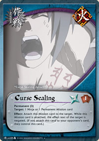 Curse Sealing - M-US109 - Uncommon - 1st Edition