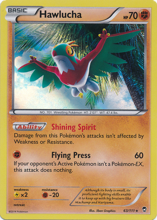 Hawlucha - 63/111 - Holo Rare