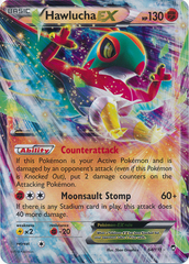 Hawlucha-EX - 64/111 - XY Furious Fists Holo Rare ex