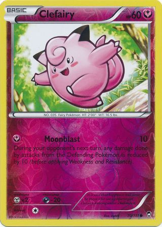 Clefairy - 70/111 - Common - Reverse Holo