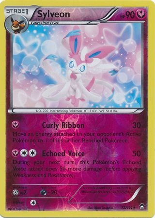 Sylveon - 72/111 - Rare - Reverse Holo