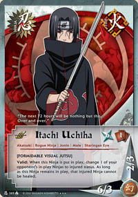 Itachi Uchiha - N-365 - Super Rare - 1st Edition - Foil