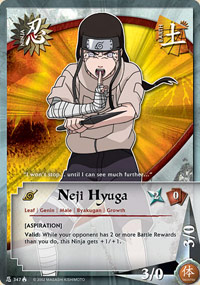 Neji Hyuga - N-347 - Common - 1st Edition