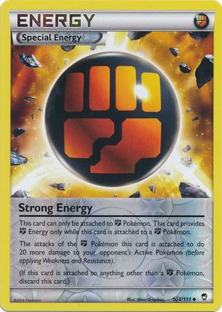 Strong Energy - 104/111 - Uncommon - Reverse Holo