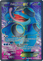 Seismitoad-EX - 106/111 - XY Furious Fists Full Art Ultra Rare