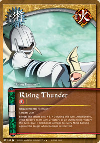 Rising Thunder - J-262 - Rare - 1st Edition