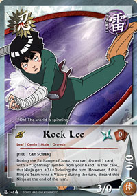 Rock Lee - N-346 - Common - 1st Edition