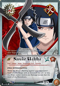 Sasuke Uchiha - N-US101 - Uncommon - 1st Edition